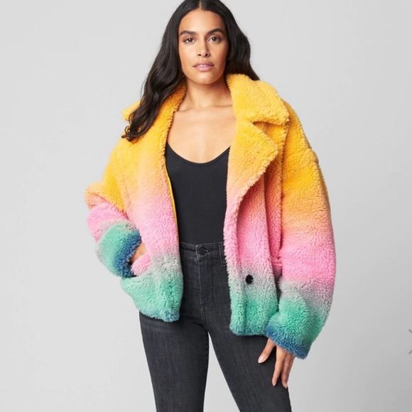 Blank nyc hard to forget teddy coat Clearance